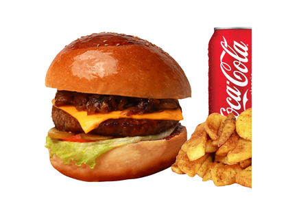 BBQ Drift Burger Menü