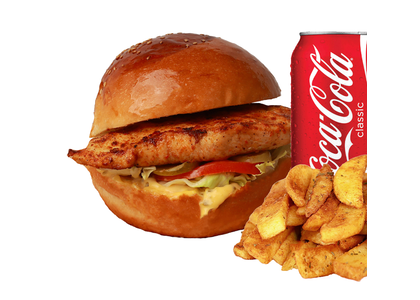 Izgara Tavuk Burger Menü