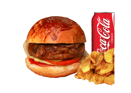 Karamelize Burger Menü