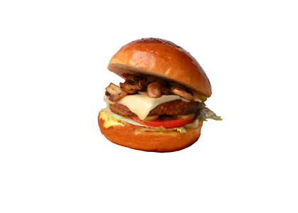 Mantarlı Beef Burger