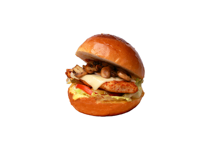 Mantarlı Tavuk Burger