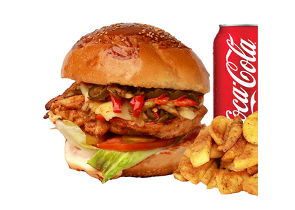 Mexico City Tavuk Burger Menü